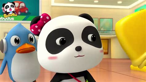 Panda Kiki и выдающийся торговый автомат Мультфильм ребенка Kids