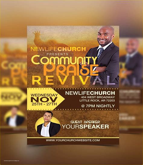 free church flyer templates of revival flyer template flyerthemes heritagechristiancollege