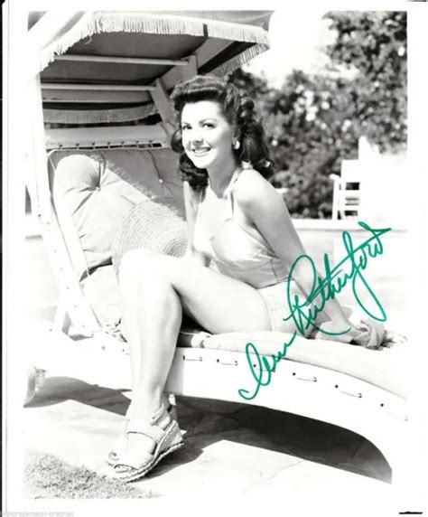 Ann Rutherford Scarletts Sister Signed 8x10 Photo Gone With The Wind In 2023 Gone With The