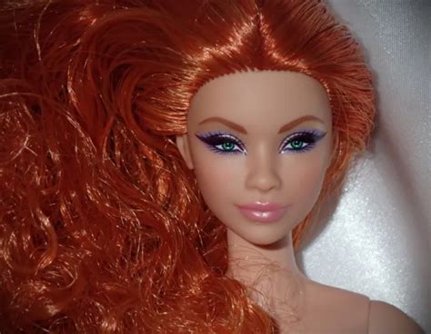 Barbie Signature Looks Model Made To Move Body Ooak Relaxed Curls