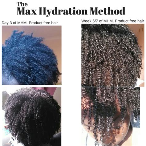 Max Hydration Method 3rd Day And 6 Week Progress Comparison On Product