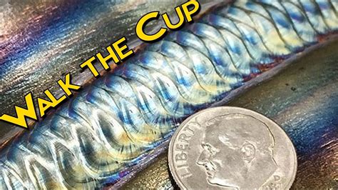 Tig Welding Technique Walking The Cup Youtube