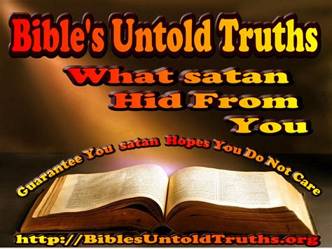 Bibles Untold Truths