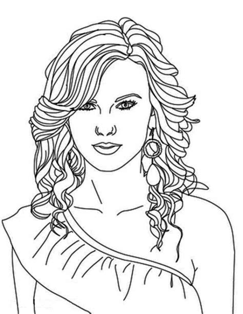 Realistic People Coloring Pages At Free Printable
