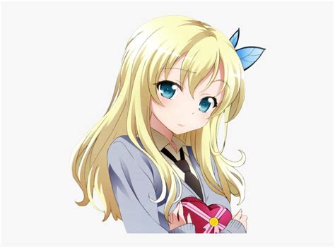 Kid Anime Babe Blonde Hair Blue Eyes Blonde Anime Babe Sitting In Front