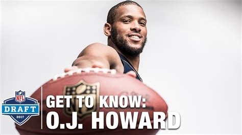 Get To Know Oj Howard Alabama Te 2017 Nfl Draft Youtube