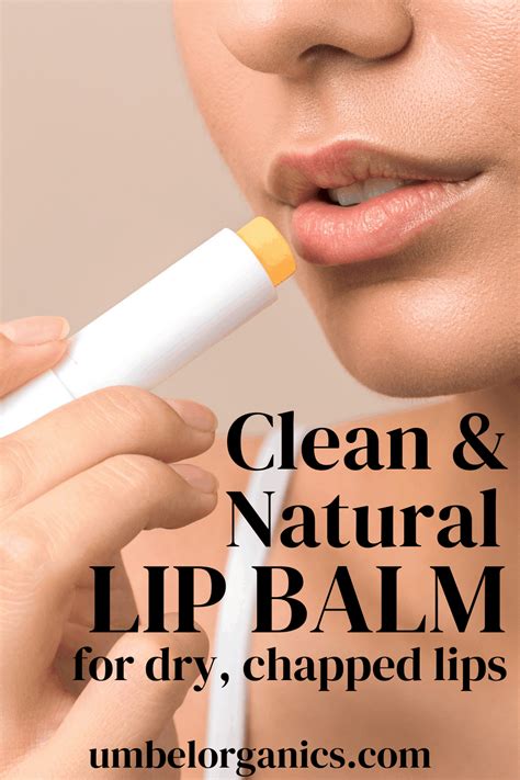 Organic And Natural Lip Balm For Dry Lips Umbel Organics