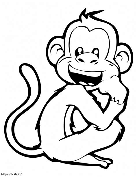 Coloriage Singe Imprimable à Imprimer Dessin