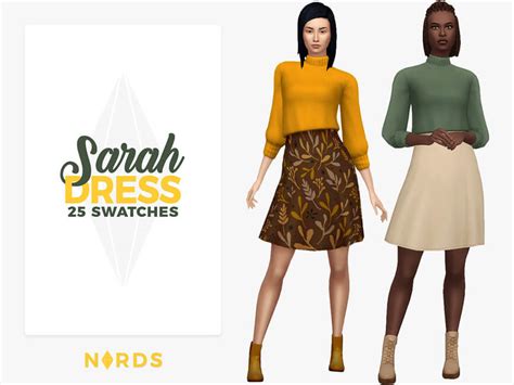 Sims 4 Maxis Match Sarah Dress The Sims Book