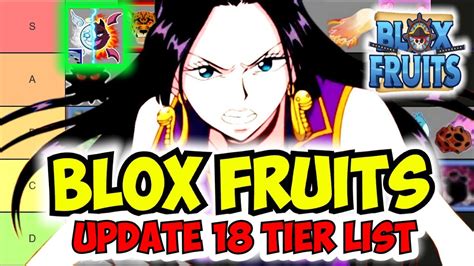 New Blox Fruits Devil Fruit Tier List Update Overall Pvp