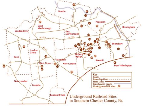 Places Traveled On The Underground Railroad Harriet Tubman Moses Of
