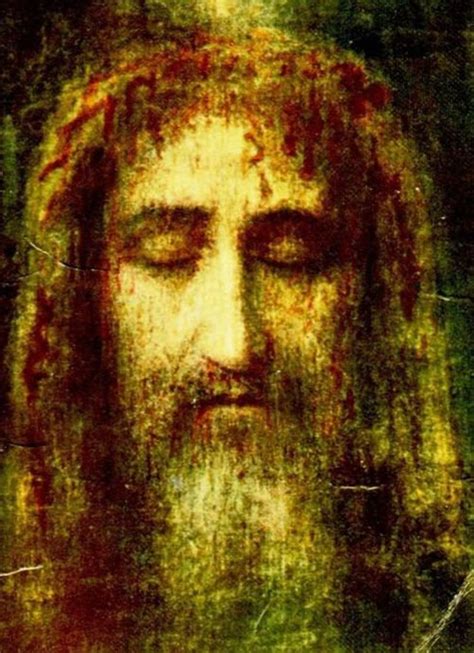 Real Face Of Jesus The Shroud Of Turin Print Religious Etsy