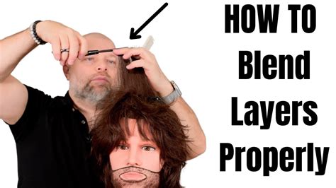 How To Blend Haircut Layers Thesalonguy Youtube