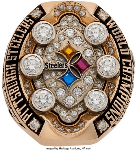 2008 Pittsburgh Steelers Super Bowl Xliii Championship Ring Lot