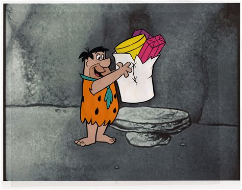 Original Production Cel Of Fred Flintstone From The Flintstones Ph