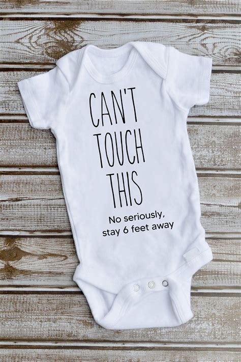 Cant Touch This Baby Onesie Personalized Onesie Etsy Fun Baby