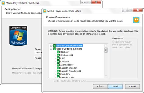 Скачать Media Player Codec Pack бесплатно для Windows Xp 7 8 10