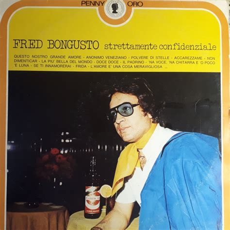 Fred Bongusto Strettamente Confidenziale Discogs