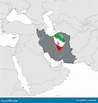 República Islámica Del Mapa De Ubicación De Irán En El Mapa Asia Perno ...