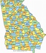 Georgia County Map - GA Counties - Map of Georgia