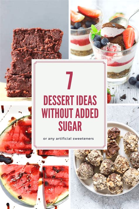 Common sources of artificial sweeteners include foods often marketed as sugar alcohols: 8 sugar-free desserts without artificial sweeteners. So yummy!