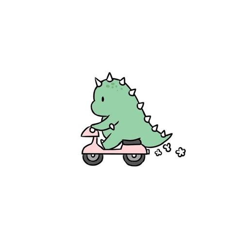 Cute Pictures Aesthetic Pfp Cartoon Dinosaur Imagesee