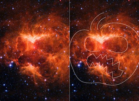 Nasa Reveals Jack O Lantern Nebula For Halloween Techeblog