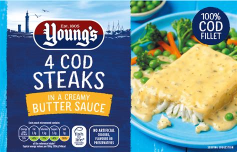 4 Cod Steaks • Youngs Seafood