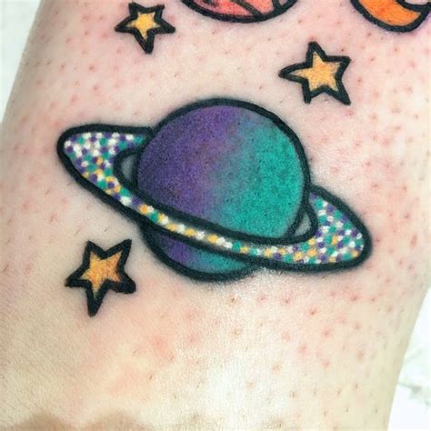 35 Amazing Saturn Tattoos With Meanings Ideas Body Art Guru