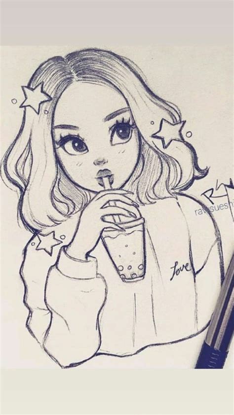 Pin By Gloria Cevero🤑💵 On Идеи для рисунков Girl Drawing Sketches