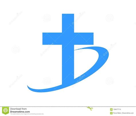 Modern And Trendy Cross Logo Stock Vector Illustration 108477714