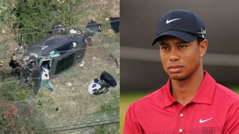 Tiger Woods Severely Injured In Car Accident Jaws Of Life Used To