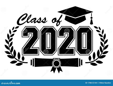 2020 Graduate Class Logo Stock Vector Illustration Of Ceremony 178612144