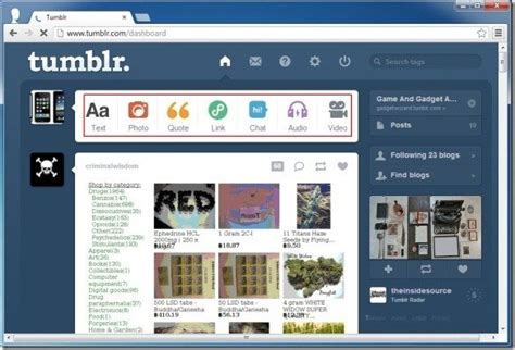 How To Blog With Tumblr And Post Content