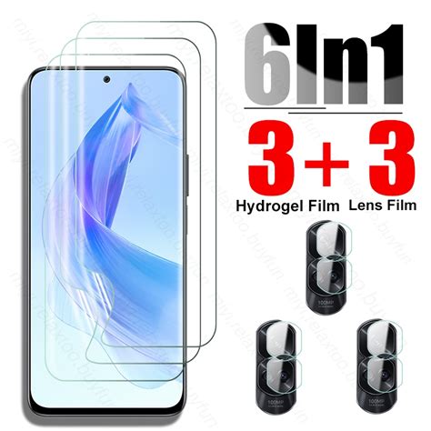 For Honor 90 Lite 5G 6In1 Hydrogel Film Screen Protector Case Camera