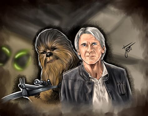 Artstation Star Wars The Force Awakens Han And Chewie Were Home