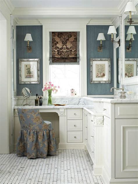 My original plan for this bathroom was to get a vanity/sink combo. 30 Most Outstanding Bathroom Vanity with Makeup Counter Ideas