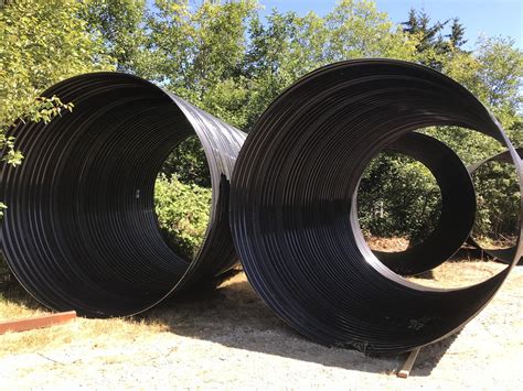 New Culvert Who Dis These 12 Foot Diameter Pipes Will