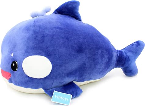 Vintoys Blue Killer Whale Grampus Orcinus Orca Whale Very Soft Big