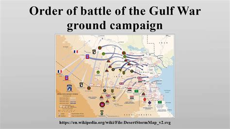 Order Of Battle Of The Gulf War Ground Campaign Youtube