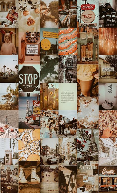 Dreamy Vintage Aesthetic Collage Kit Boho Aesthetic Photo Etsy In