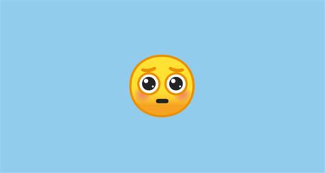 Not all emojis are widespread but it doesn't make them less interesting. 🥺 Pleading Face Emoji on Google Android 9.0