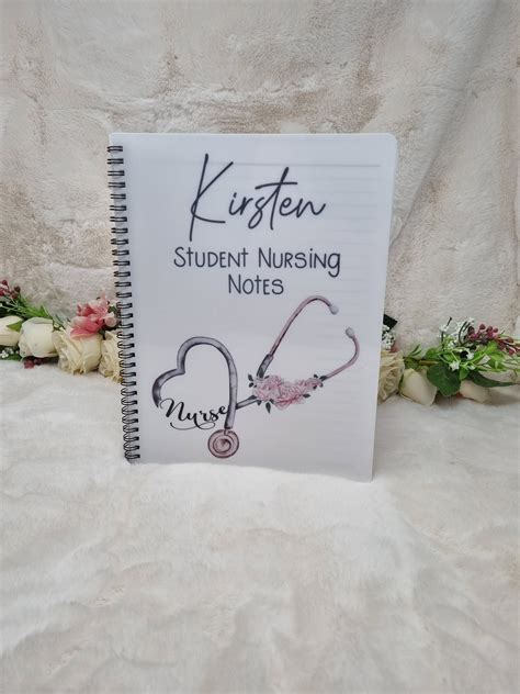 Personalised Student Nurse Notebook A4a5 Nurse T Etsy Uk