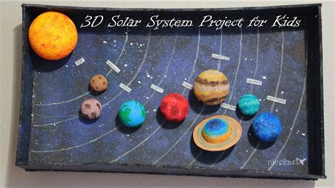 How to make 3D Solar System Project for Science Fair or School - YouTube