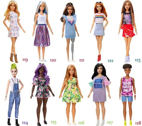 Que Bonito Yohanita Barbie Fashionistas 2019 Wave 2 Doll 123 Y 126