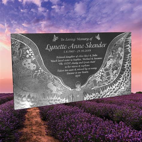 Laser Etched Granite Plaques Forever Shining Memorials