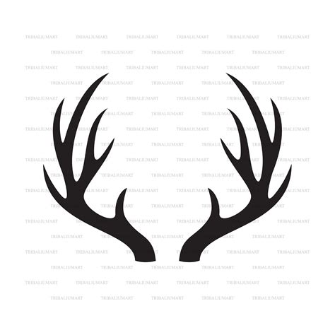 Deer Antlers Or Horns Cut Files For Cricut Clip Art Etsy Canada