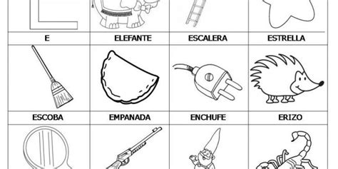 Dibujos Para Pintar Que Empiecen Con La Letra E Dibujos Para Pintar