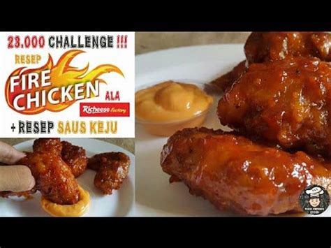 Perpaduan ayam krispi yang dibalur saus pedas dan dicocol dengan saus keju membuat sensasi rasa yang berbeda daripada yang lain. 23K Challenge!!! Resep Rahasia RICHEESE FIRE CHICKEN ala ...
