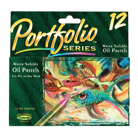 Crayola Portfolio Series Water Soluble Oil Pastels 12 Color Set
